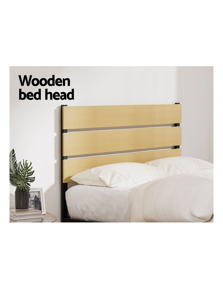 Artiss Bed Frame Double Size Metal Frame PAULA image 5