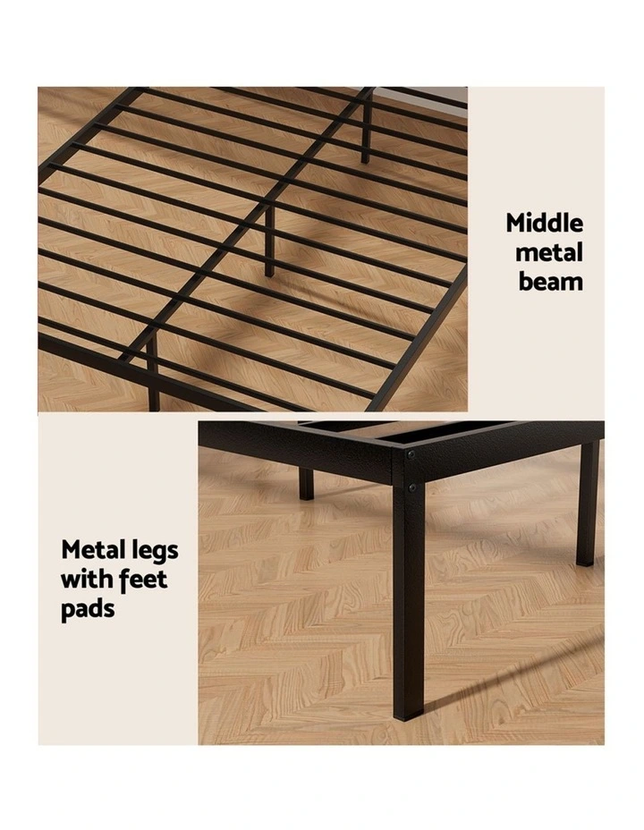 Artiss Bed Frame Double Size Metal Frame PAULA image 7