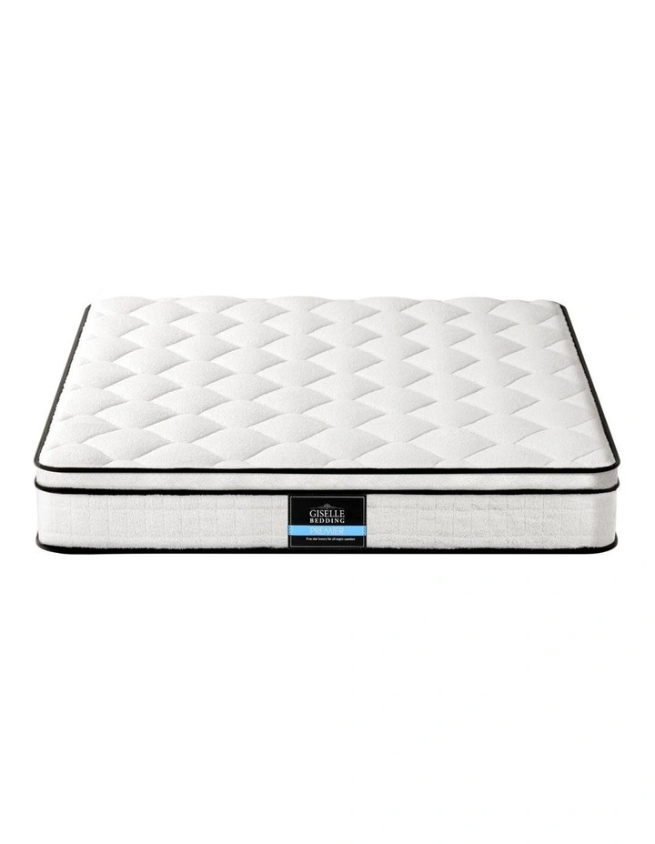Giselle Bedding Mattress Boucle Fabric Cover Medium Firm 22cm King image 2
