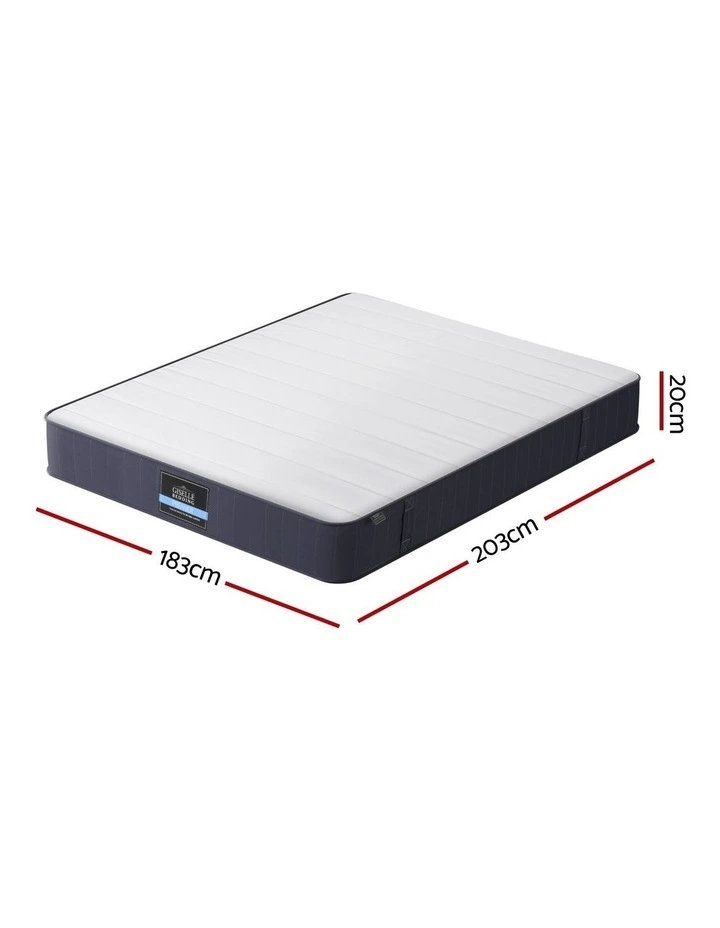 Tight Top Mattress 20cm King Bed Pocket Spring Hybrid Mattress image 3