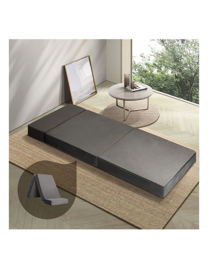 Bedra Foldable Foam Mattress Sofa Bed Portable Camping Folding Floor Bed Single image 4
