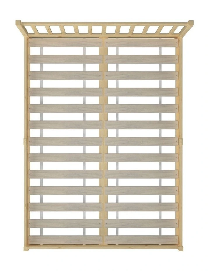 Oikiture Bed Frame Queen Size Wooden Timber Base Solid Wood Platform image 2