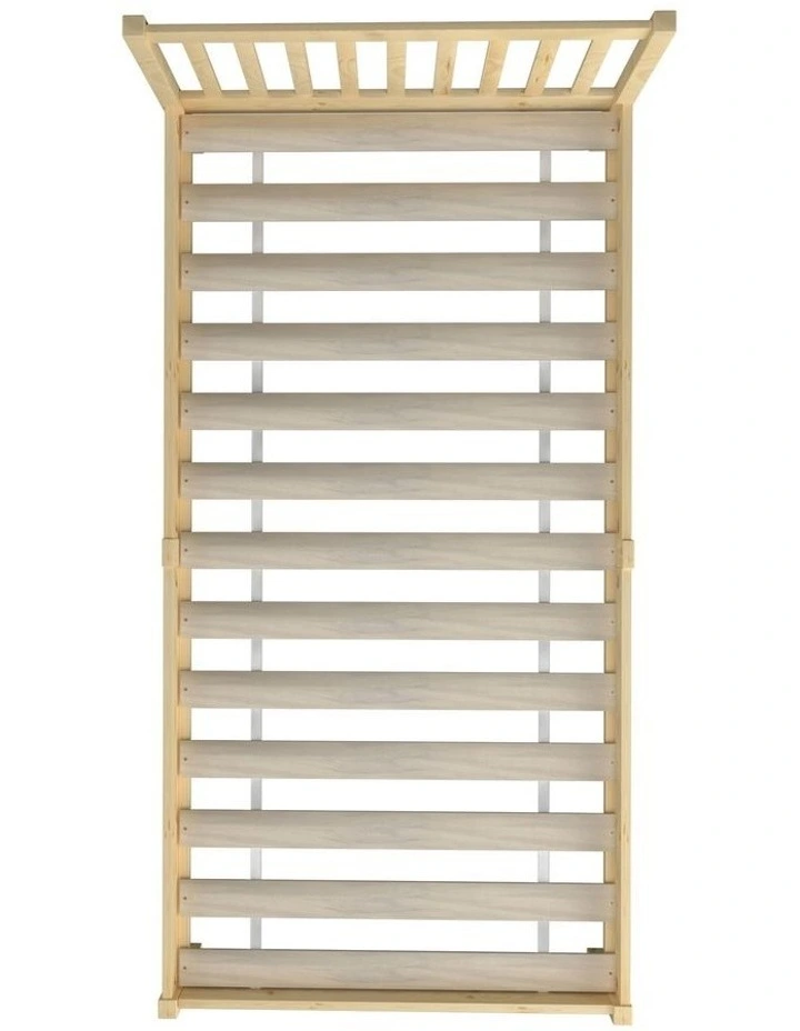 Oikiture Bed Frame King Single Size Wood Timber Base Platform Headboard image 2