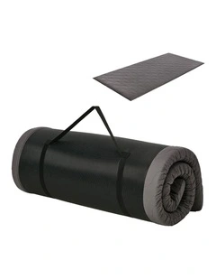 Bedra Roll Up Floor Mattress Portable Camping Mat Tatami with Carry Handle Grey