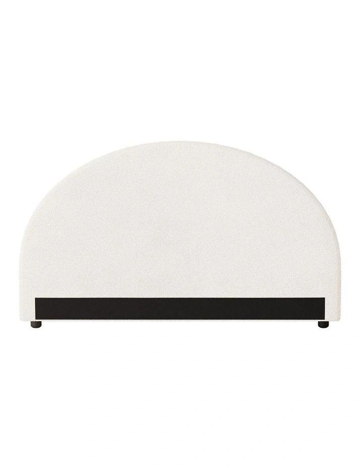 Oikiture Bed Head King Size Headboard Bedhead Boucle White image 2