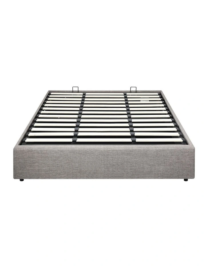 Oikiture Bed Frame King Size Gas Lift Base With Storage image 2