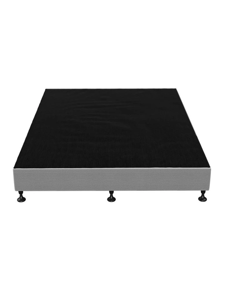 Oikiture Bed Frame Double Size Bed Base Platform Grey image 2
