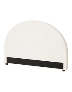 Oikiture Bed Head Double Size Headboard Bedhead Boucle White