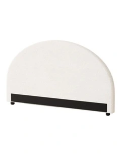 Oikiture Bed Head Queen Size Headboard Bedhead Boucle White