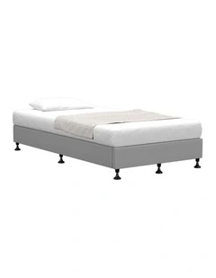 Oikiture Bed Frame Single Size Bed Base Platform Grey