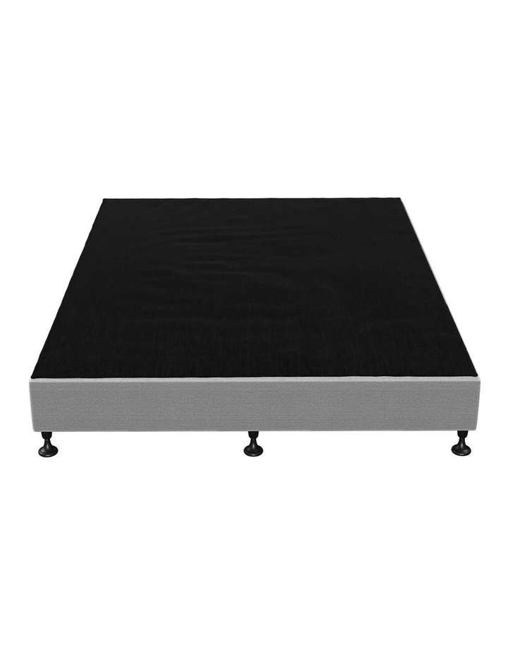 Oikiture Bed Frame Queen Size Bed Base Platform Grey image 2