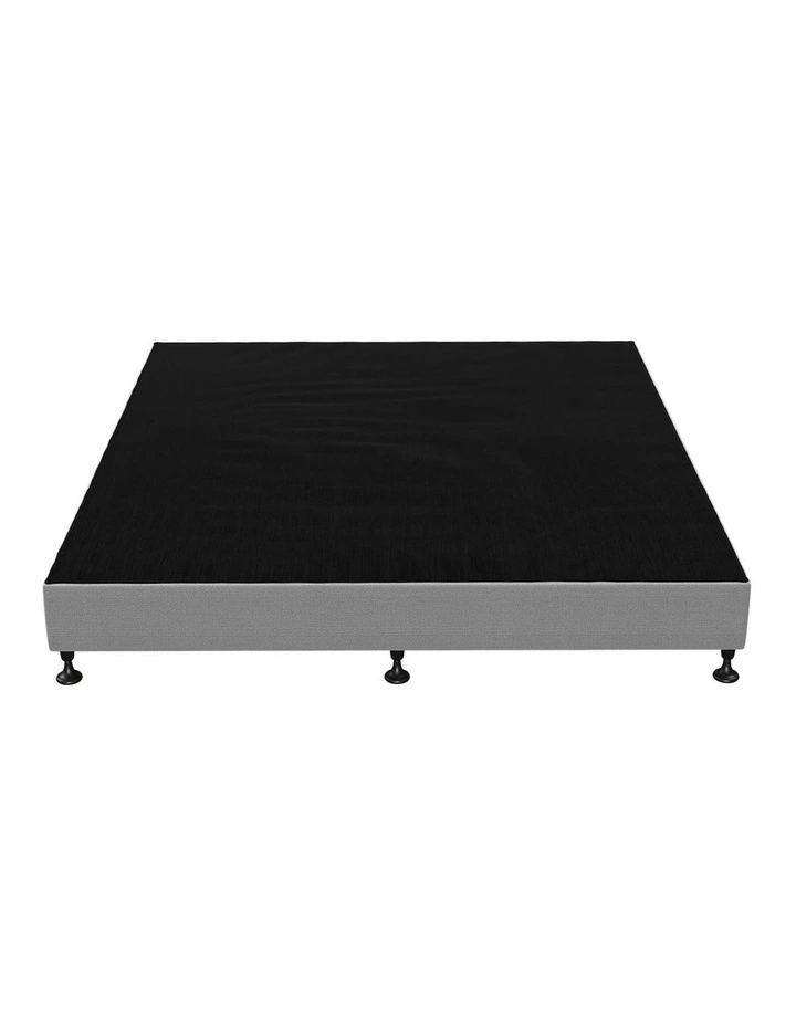 Oikiture Bed Frame King Size Bed Base Platform Grey image 2