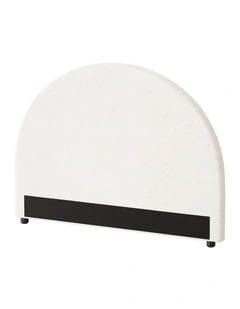 Oikiture Bed Head King Single Size Headboard Bedhead Boucle White