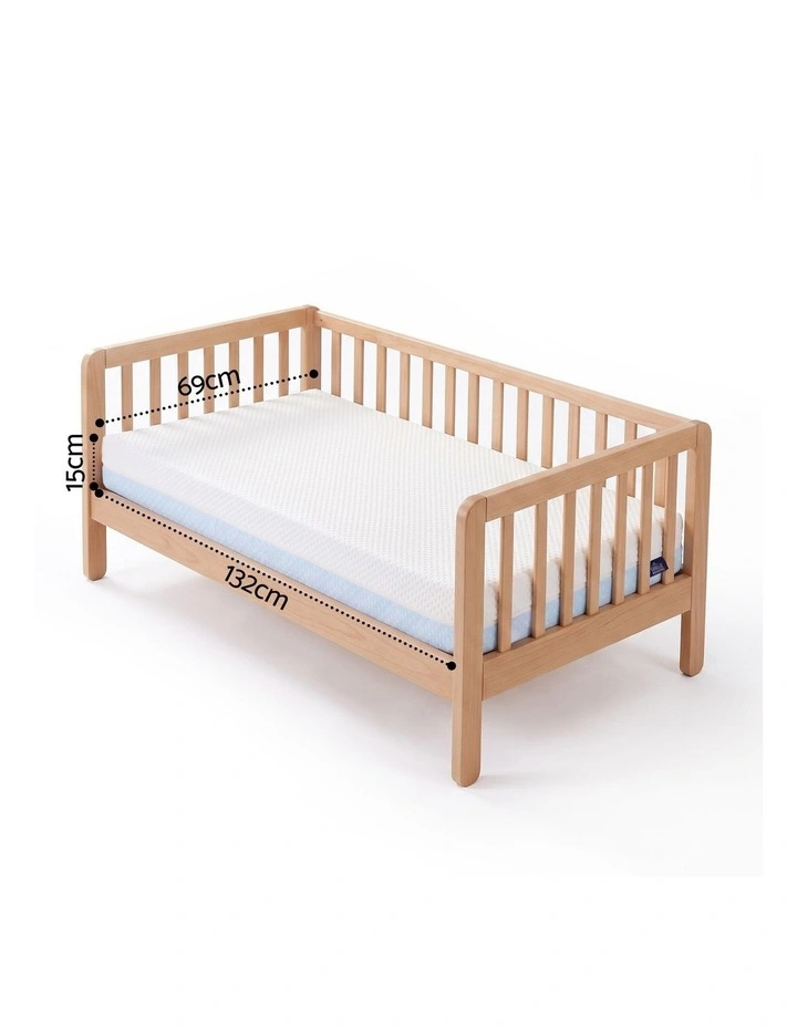 Giselle Bedding 15cm Cot Mattress, 38D Gel Memory Foam Pad with Tencel Cover image 2
