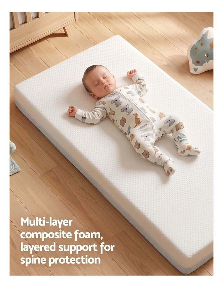 Giselle Bedding 15cm Cot Mattress, 38D Gel Memory Foam Pad with Tencel Cover image 4