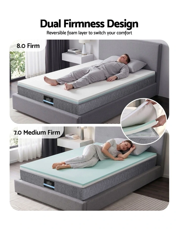 Giselle Single 23cm Pocket Spring Mattress Reversible Foam image 4