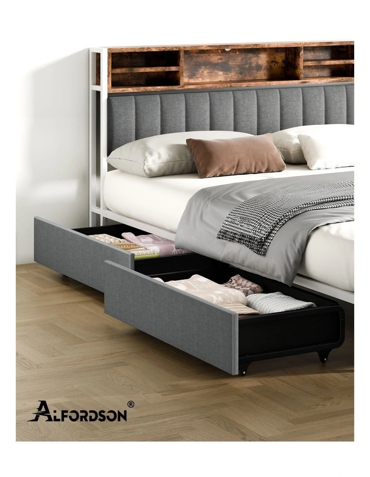 4x Trundle Drawers for Bed Frame Underbed Storage Wheels image 7