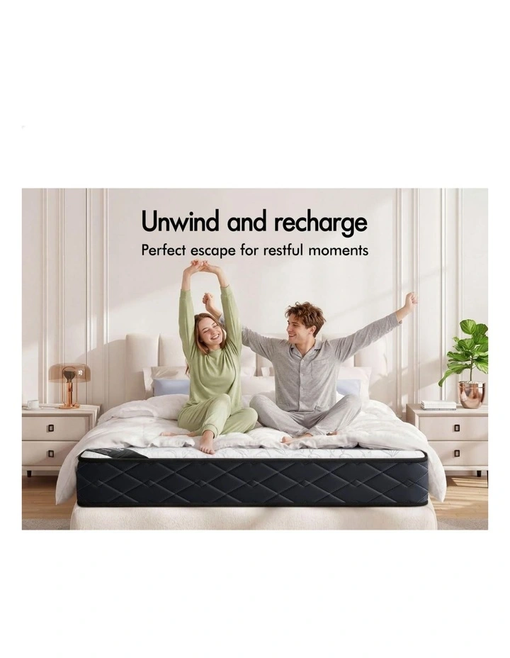 16cm Double Mattress Tight Top Spring Foam Medium Firm image 2