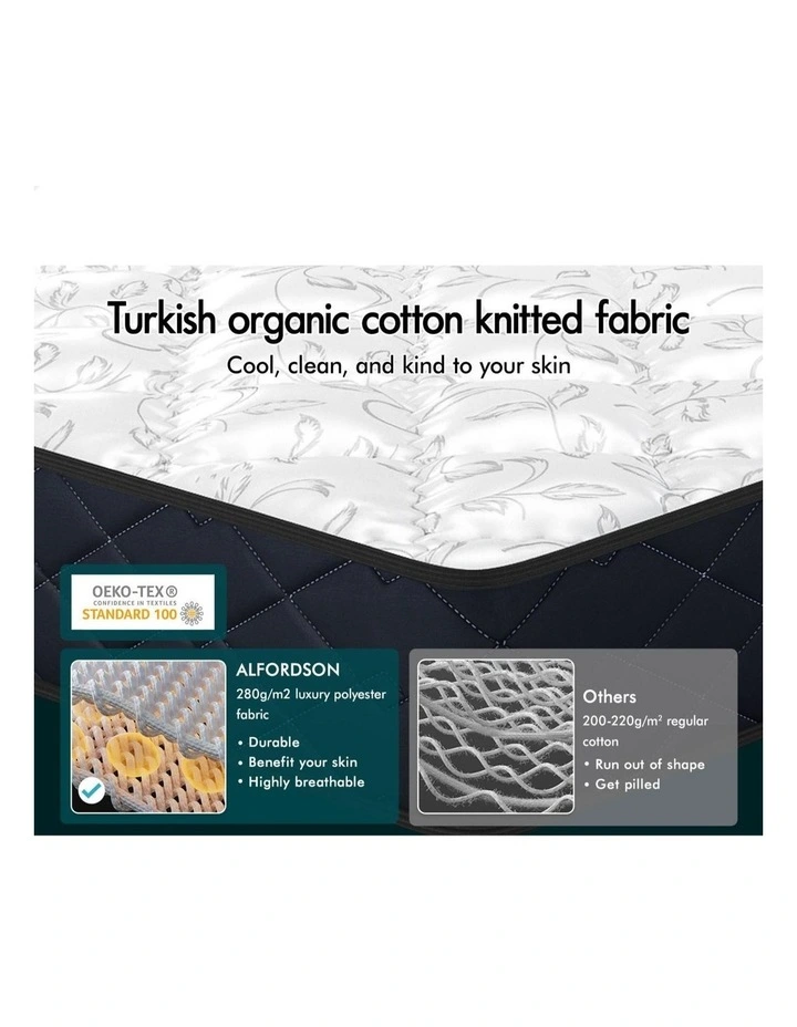 16cm Queen Mattress Tight Top Spring Foam Medium Firm image 3