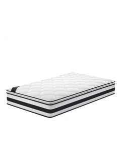 22cm Mattress Single Pillow Top Memory Foam Medium Firm