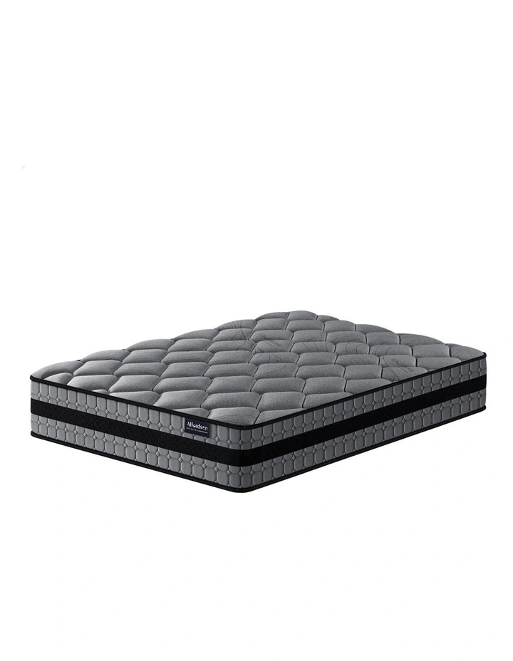 26cm Queen Hybrid Mattress Spring Foam Medium Firm 7 zone image 1
