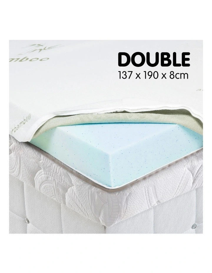 Laura Hill Cool GEL Memory Foam Mattress Topper - Double image 1