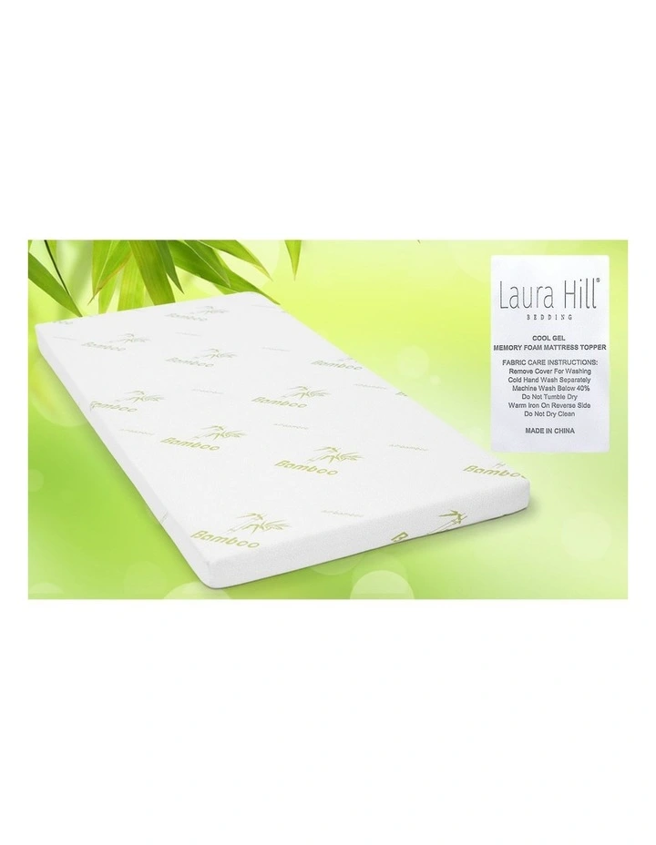 Laura Hill Cool GEL Memory Foam Mattress Topper - Double image 4
