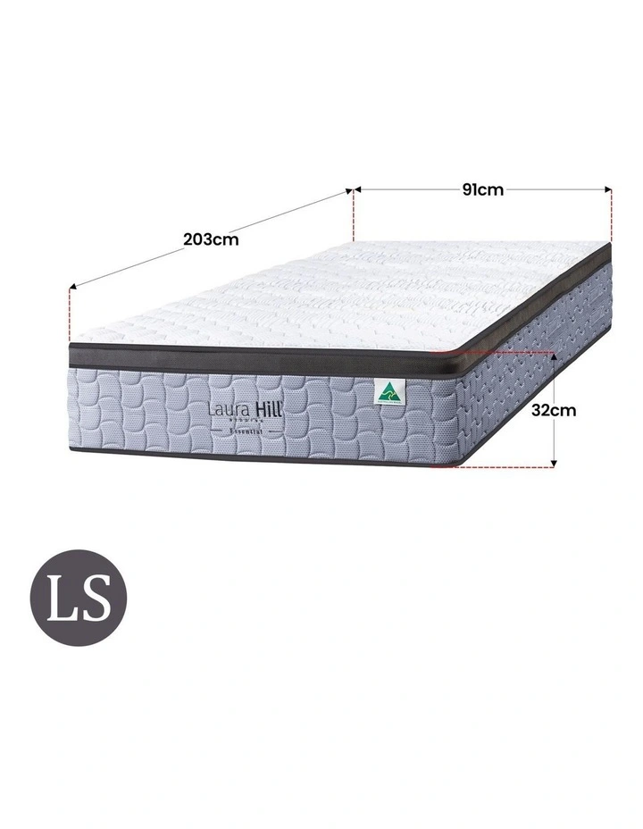 Laura Hill Essential Australian Made Long Single Premium Mattress image 4