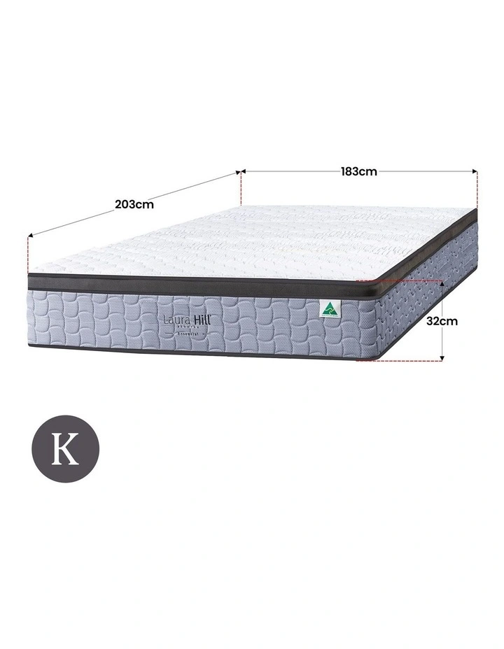 Laura Hill Essential Australian Made King Premium Mattress image 3