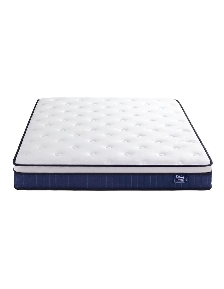 Levitex King Mattress 23CM Pocket Spring & Cooling Gel Foam Medium-Firm Full Support Box image 3