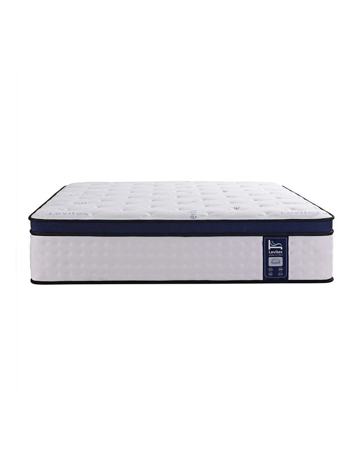Levitex Queen Mattress 35CM Gel Memory Foam 7-Zone Pocket Springs Triple Cooling System image 1