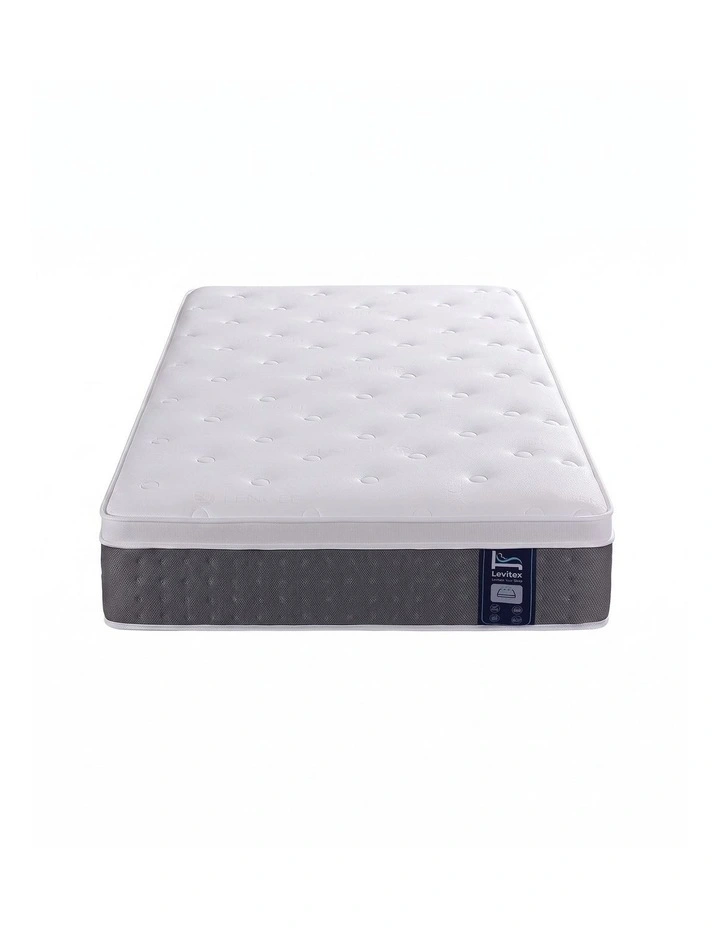 Levitex Single Mattress 30CM 5-Zone Pocket Spring Lumbar Support Edge Support Medium Firm image 1