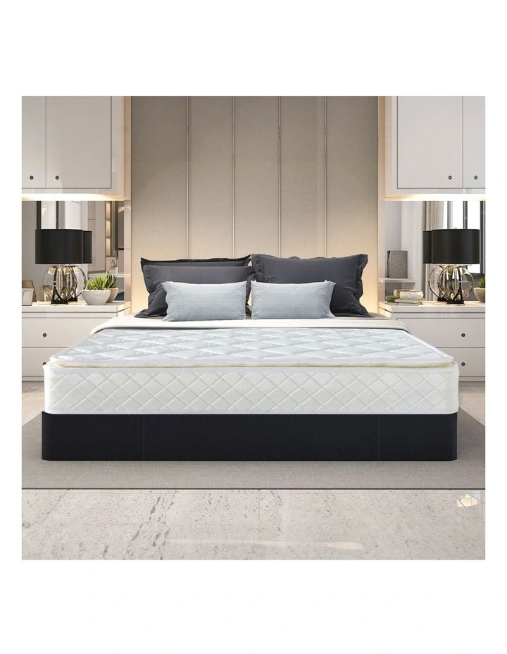 Laura Hill Queen Size Mattress Pillow Top 5-Zone Pocket Spring High Density Foam Luxury Bed image 4