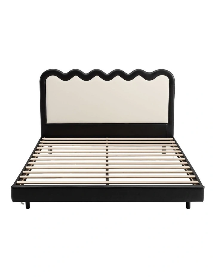 Artiss Queen Bed Frame, Floating Design with RGB LED and USB Charging image 3