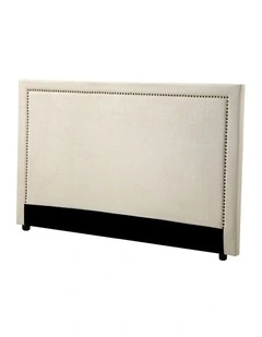 Oikiture Single Bed Headboard Bedhead Bedroom Furniture - Beige