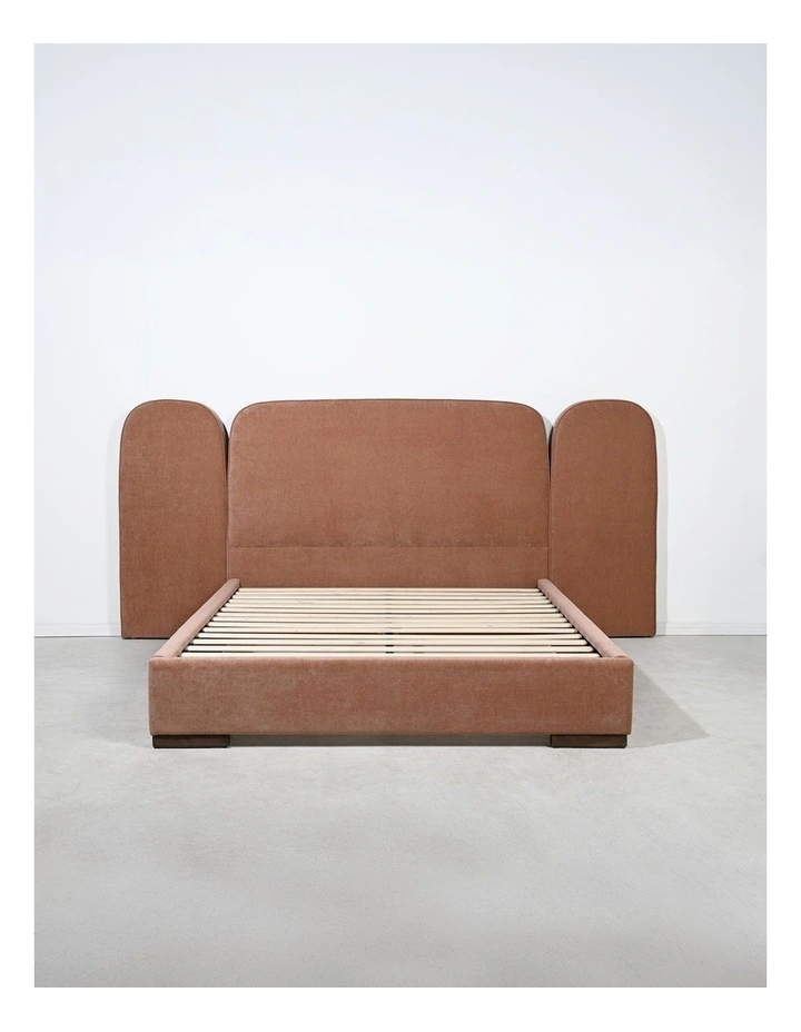 Cass - Full Bed With Wing - King - Sabo Almond image 6