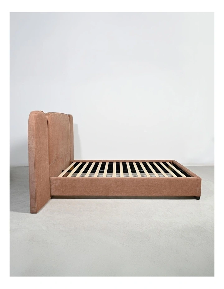 Cass - Full Bed With Wing - Queen - Sabo Almond image 6
