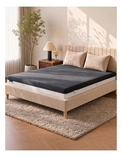 Giselle 18cm King Memory Foam Mattress Dual Feel Reversible Charcoal Foam