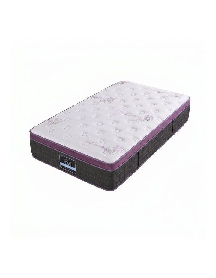 Giselle King Single Euro Top Mattress Firm Pocket Spring Edge Support image 4