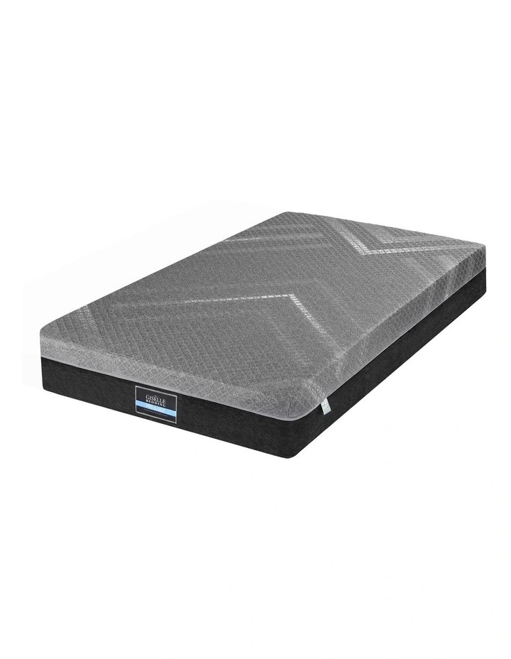 Giselle King Single Mattress 26cm Firm Pocket Spring Dual Edge Support Dark Grey image 2