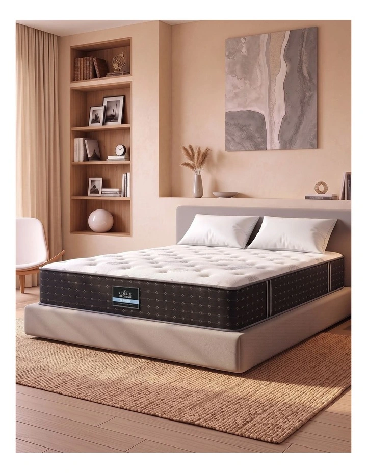 Giselle Double Reversible Spring Mattress Cashmere Cover Gel Foam Firm 35cm image 1