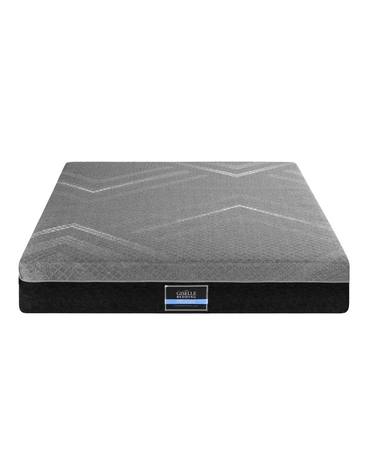 Giselle Queen Mattress 26cm Firm Pocket Spring Dual Edge Support Dark Grey image 4