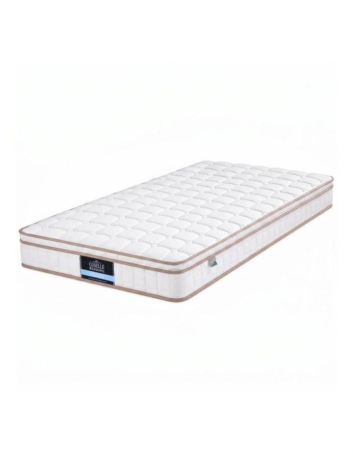 Giselle 20cm Firm Single Mattress Pocket Spring for Bedroom or Guest Room image 2