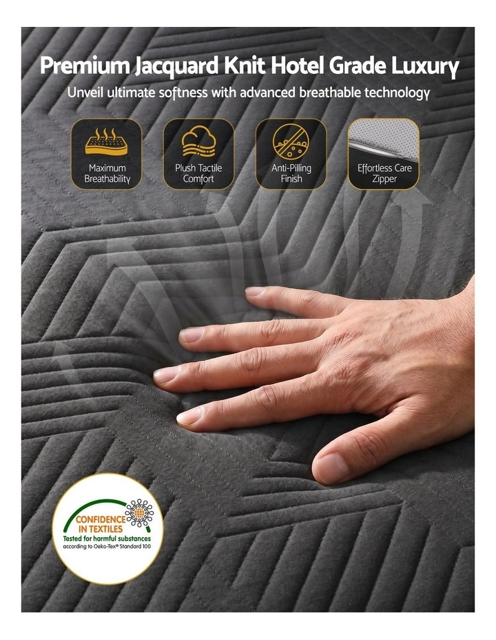 Giselle King Single Cooling Memory Foam Mattress Medium Firm with Gel Comfort 30cm image 6