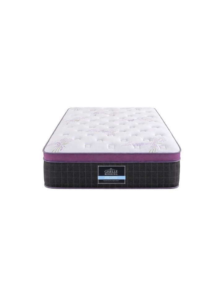Giselle Single Euro Top Mattress Firm Pocket Spring Edge Support image 3