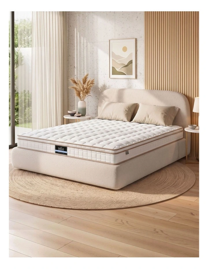 Giselle 20cm Firm Queen Mattress Pocket Spring for Bedroom or Guest Room image 1