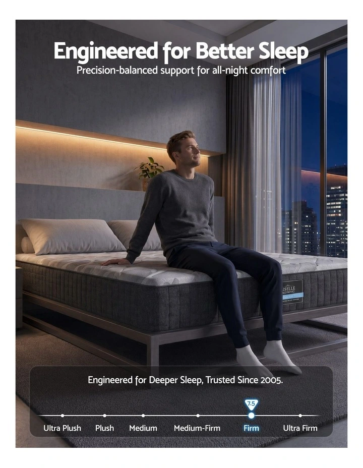 Giselle 30cm King Mattress with Edge Support and 5-Zone Comfort image 5
