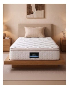 Giselle 30cm King Single Spring Mattress Tencel Cover 5-Zone Firm Back Support