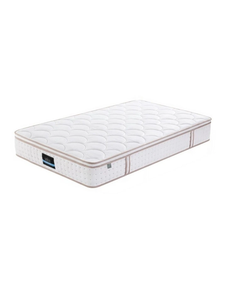 Giselle 30cm King Single Spring Mattress Tencel Cover 5-Zone Firm Back Support image 3
