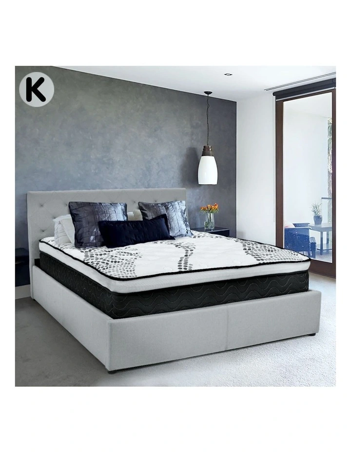 Laura Hill 32cm King Size Pocket Spring Mattress - Plush Euro Top, 5-Zone Support & High-Density image 4